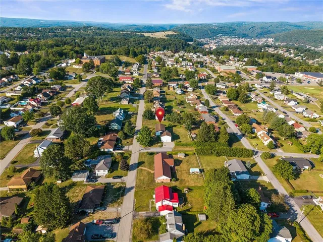 a view of city and mountain