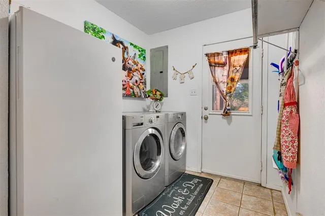 a living room filled with furniture