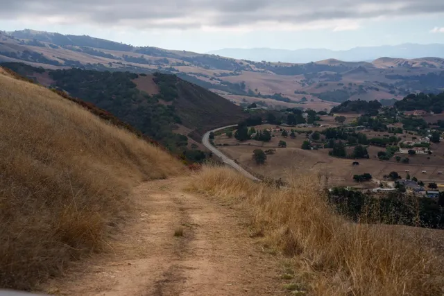 a view of a mountain in the distance