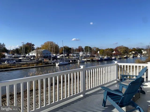 a view of city from a balcony