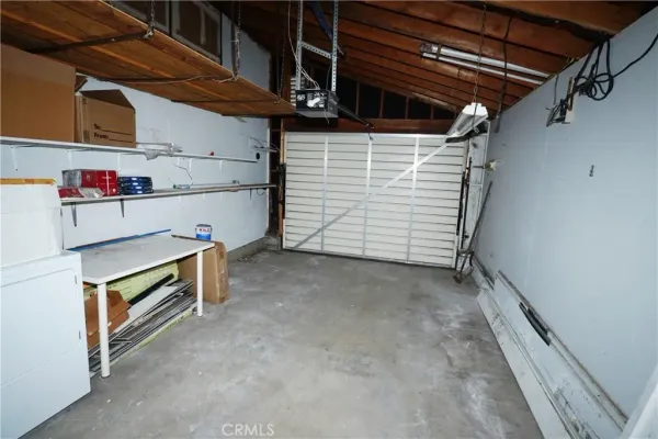 a view of storage and utility room