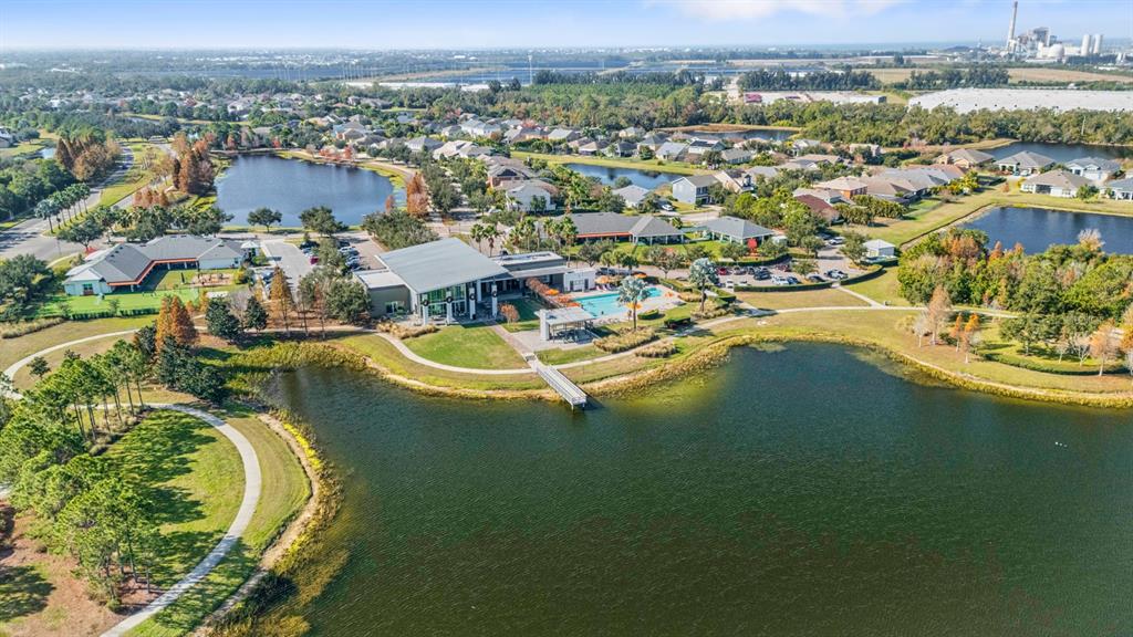 6809 Scenic Drive Apollo Beach, FL 33572 - Photo 32 of 94 an aerial view of residential houses with outdoor space