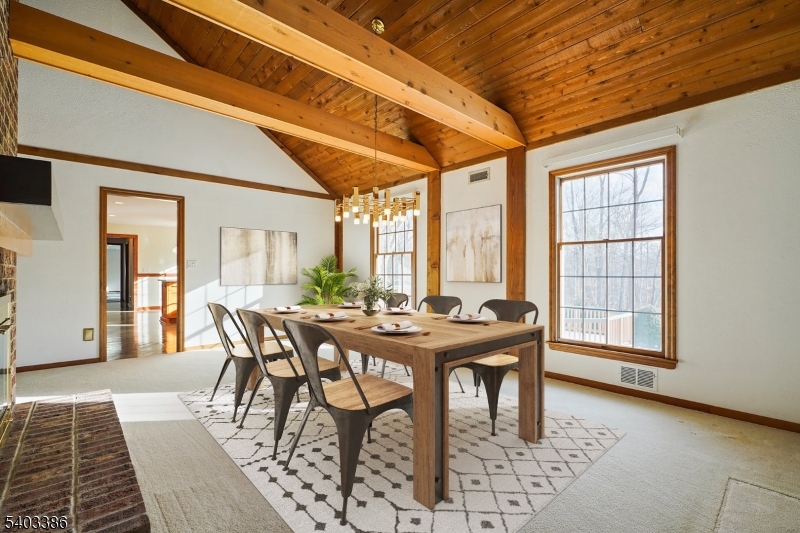 80 Spring Valley Road Morristown, NJ 07960 - Photo 8 of 48 a view of a dining room with furniture and window