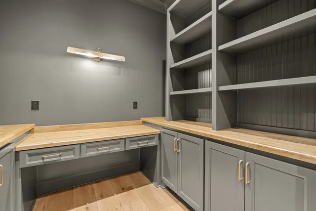 a view of a room with an empty room