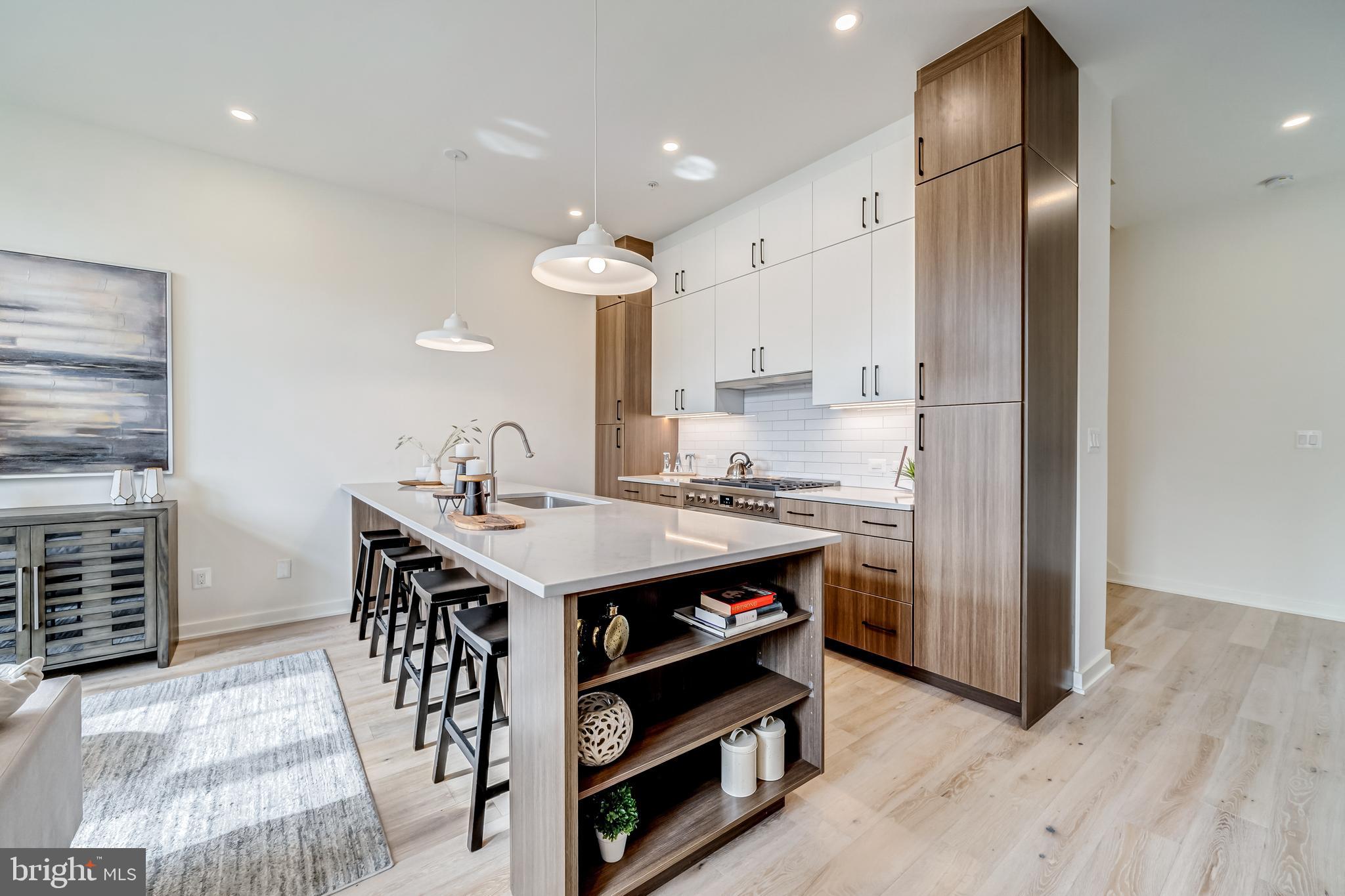 444 R Street Northwest, Unit B Washington, DC 20001 - Photo 3 of 23 Amazing Storage & Ample Two-Tone Cabinetry
