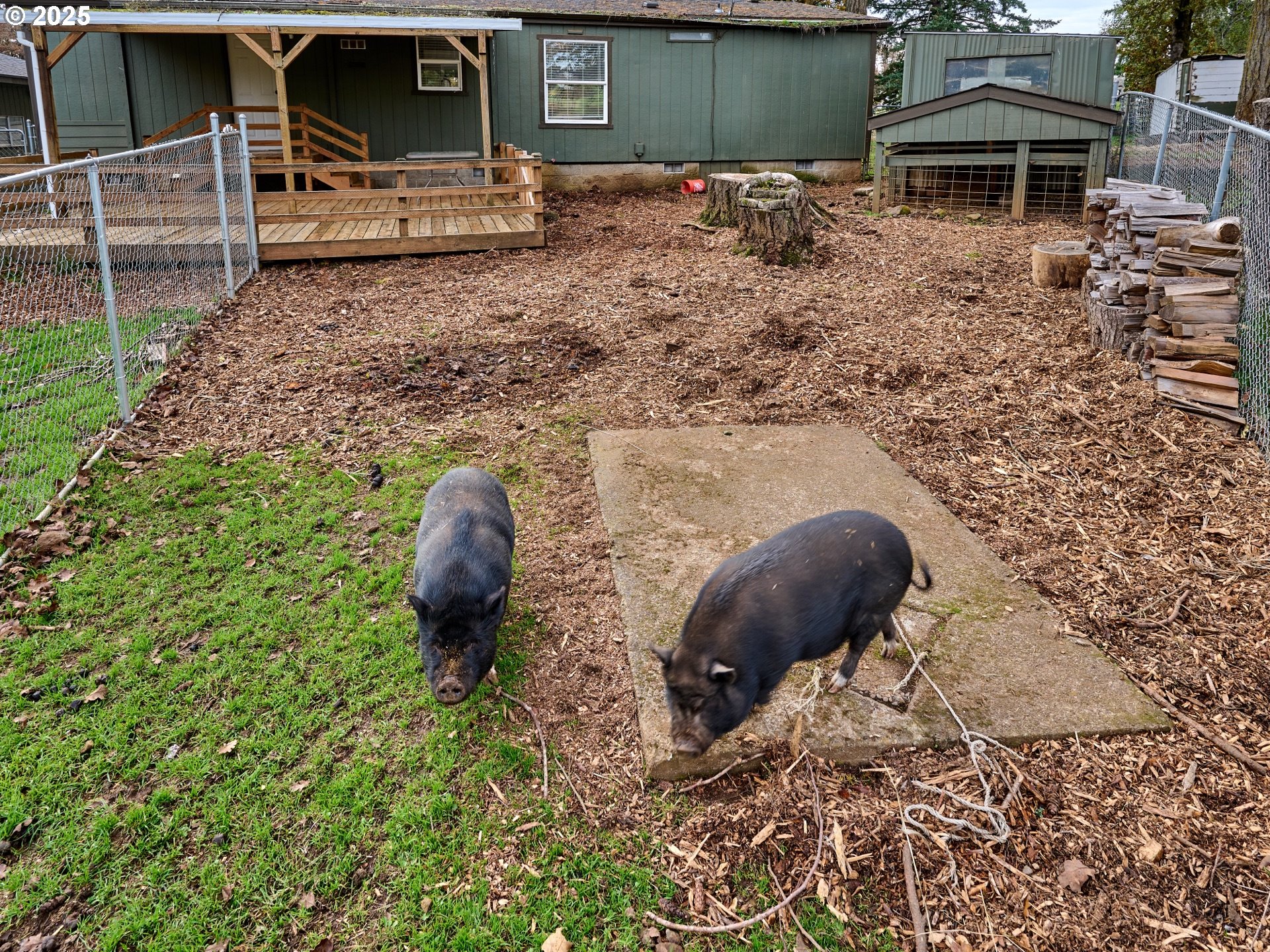 6288 Sherman Road Southeast Aumsville, OR 97325 - Photo 28 of 45 a view of a house with a yard and a sitting area