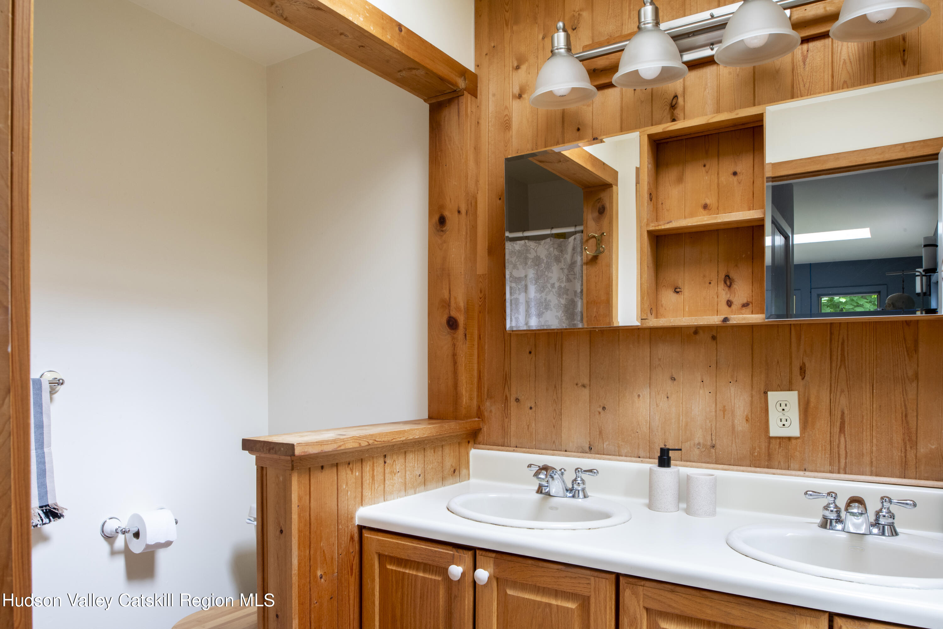 70 Duck Pond Road Stone Ridge, NY 12484 - Photo 24 of 25 a bathroom with a sink and a mirror