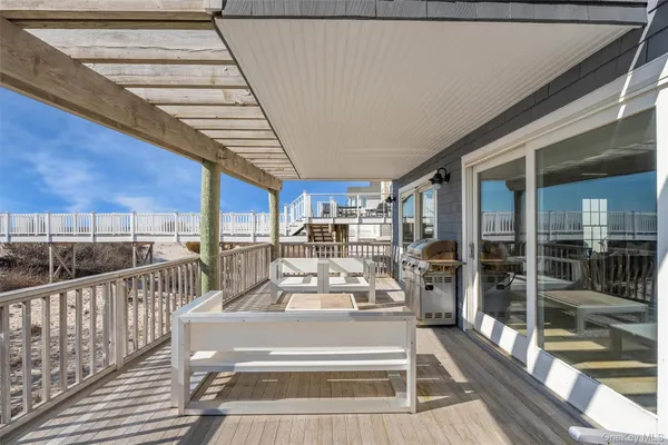 a view of a house with a deck