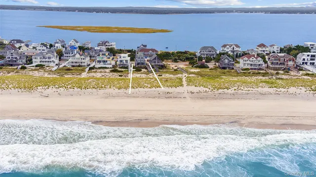 a view of a water and a mountain view