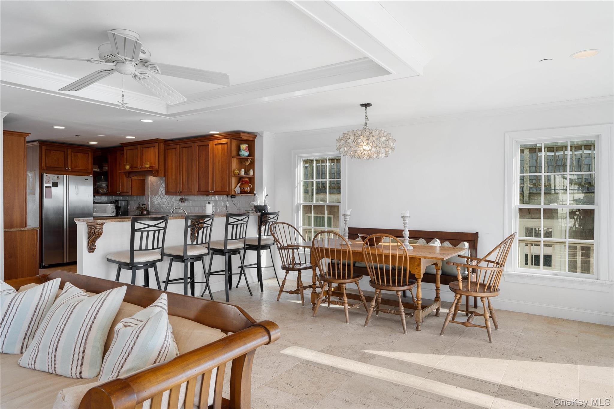 891 Dune Road West Hampton Dunes, NY 11978 - Photo 7 of 34 a view of kitchen with dining area