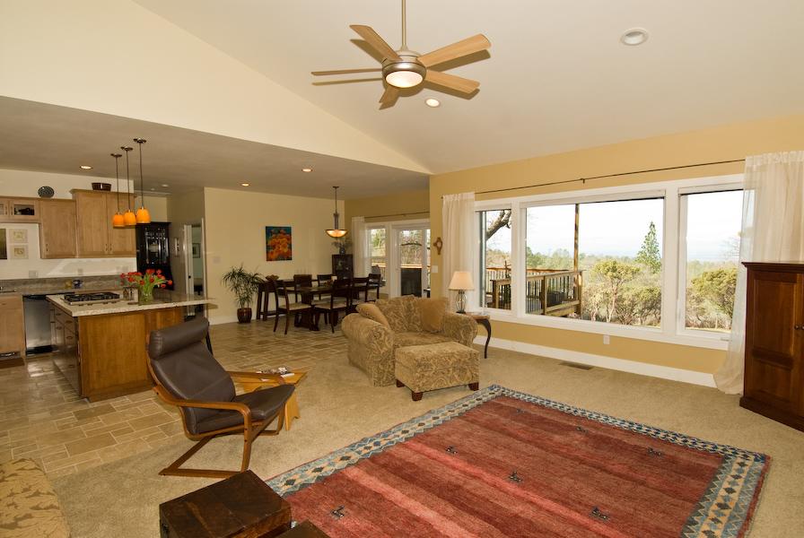 6760 Black Butte Road Shingletown, CA 96088 - Photo 10 of 39 Living Room/Kitchen/Dining