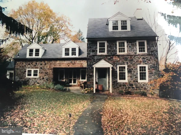 a front view of a house with patio