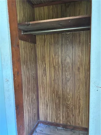 a close view of wooden door