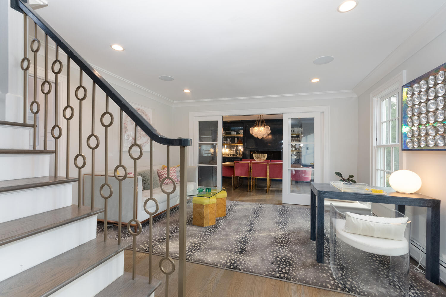 232 Jonathan Road New Canaan, CT 06840 - Photo 3 of 30 a living room with furniture and a wooden floor