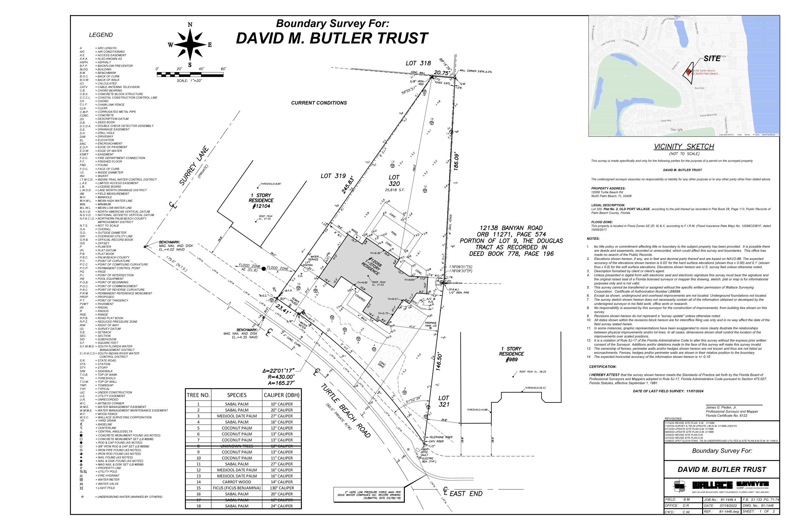 12058 Turtle Beach Road North Palm Beach, FL 33408 - Photo 45 of 48 12058 TBR Survey