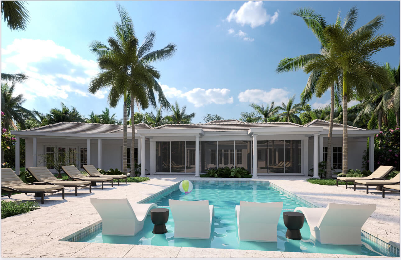 12058 Turtle Beach Road North Palm Beach, FL 33408 - Photo 47 of 48 NEW POOL HOUSE SOUTH ELEVATION