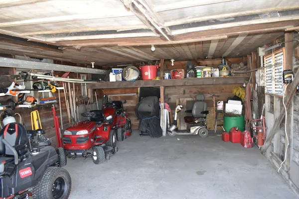 a view of a storage room with a lot of stuff