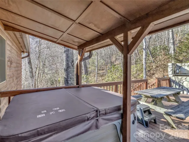 a view of outdoor space and deck