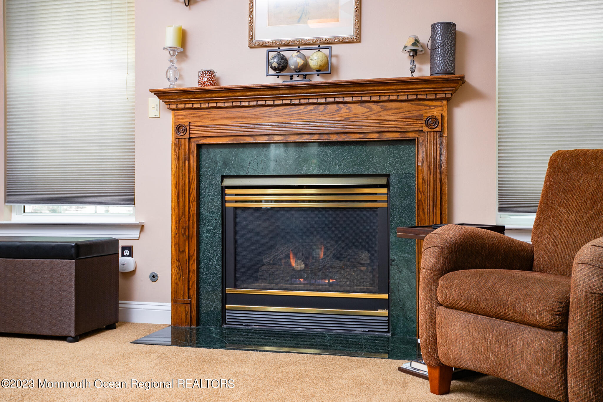 68 Erin Drive Jackson, NJ 08527 - Photo 13 of 40 a living room with furniture and a fireplace