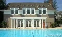 a view of an outdoor space with seating area