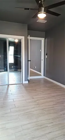 a view of an empty room