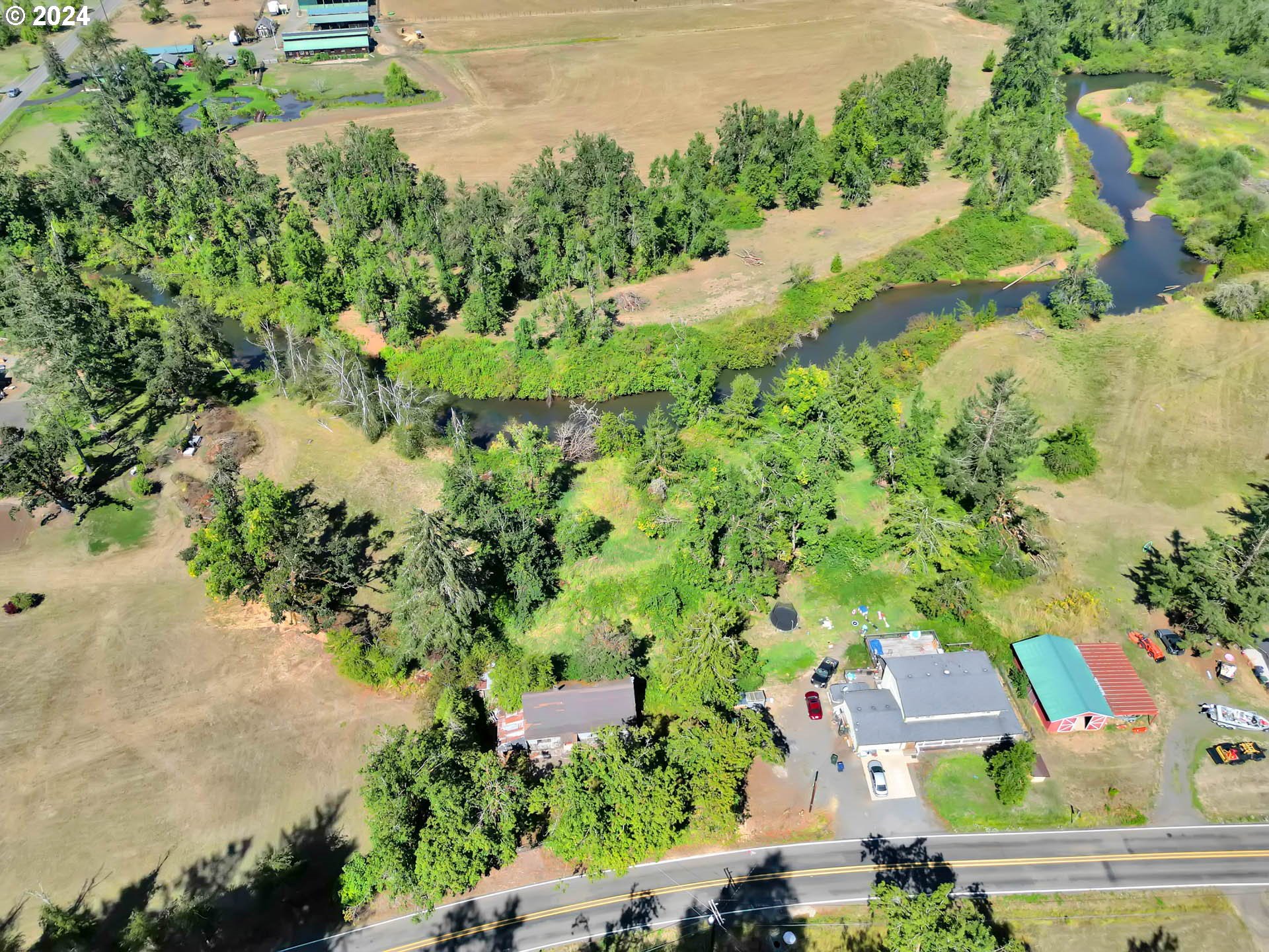 89328 Old Mohawk Road Springfield, OR 97478 - Photo 5 of 12 an aerial view of residential house with outdoor space and trees all around