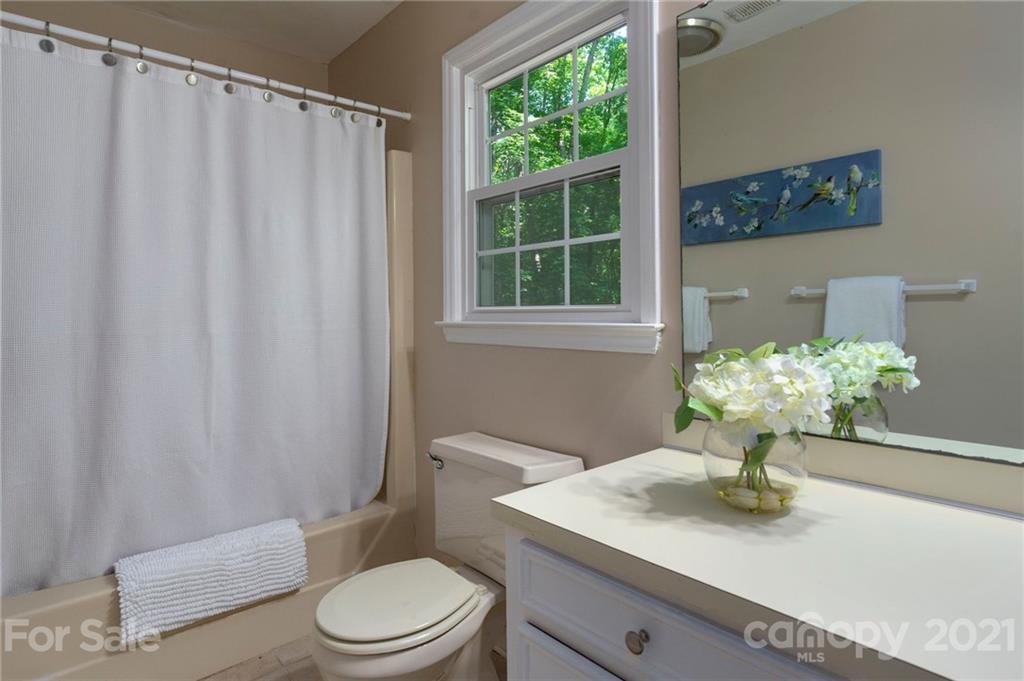 224 Raintree Drive Matthews, NC 28104 - Photo 29 of 48 a bathroom with a sink a toilet and a mirror