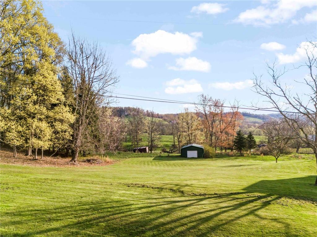 a view of a green field