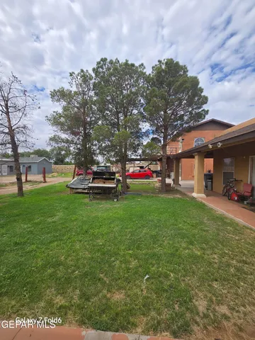 a room with gym equipment and a large window