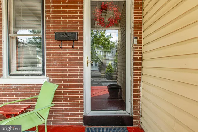 a view of a door front of a house
