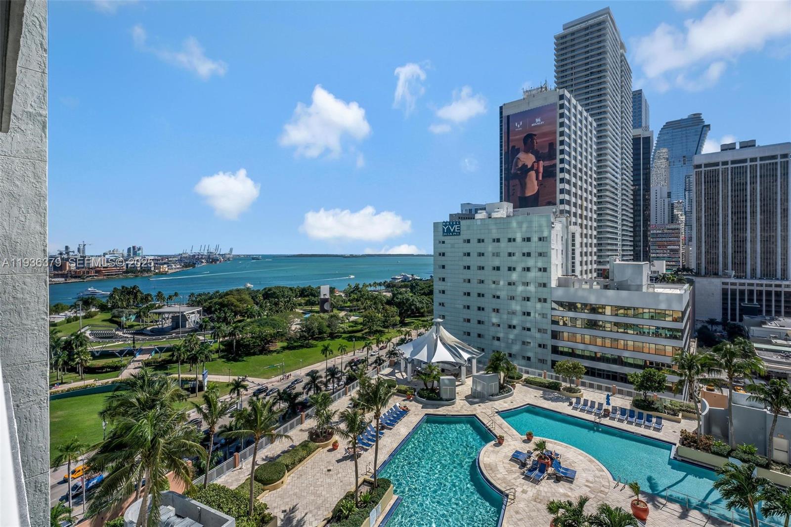 244 Biscayne Boulevard, Unit 1505 Miami, FL 33132 - Photo 22 of 25 a view of a city and building in the background