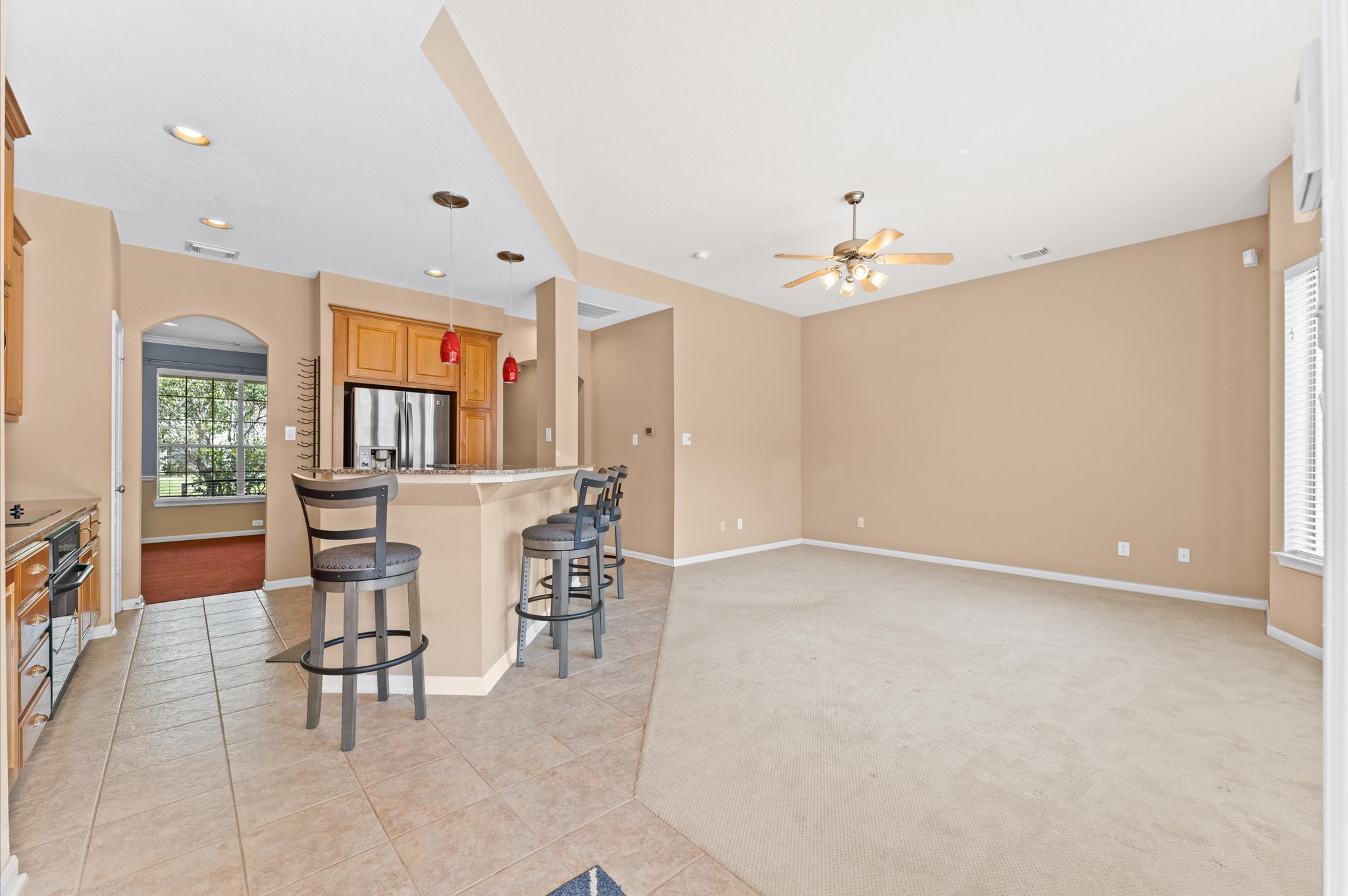 2411 Clippers Square Houston, TX 77058 - Photo 13 of 25 a view of a livingroom with furniture and a chandelier