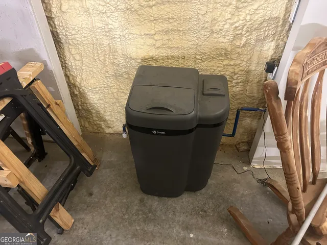 a view of water heater room