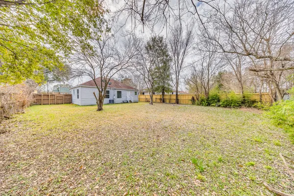 a view of yard covered with snow