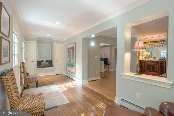 a view of a living room