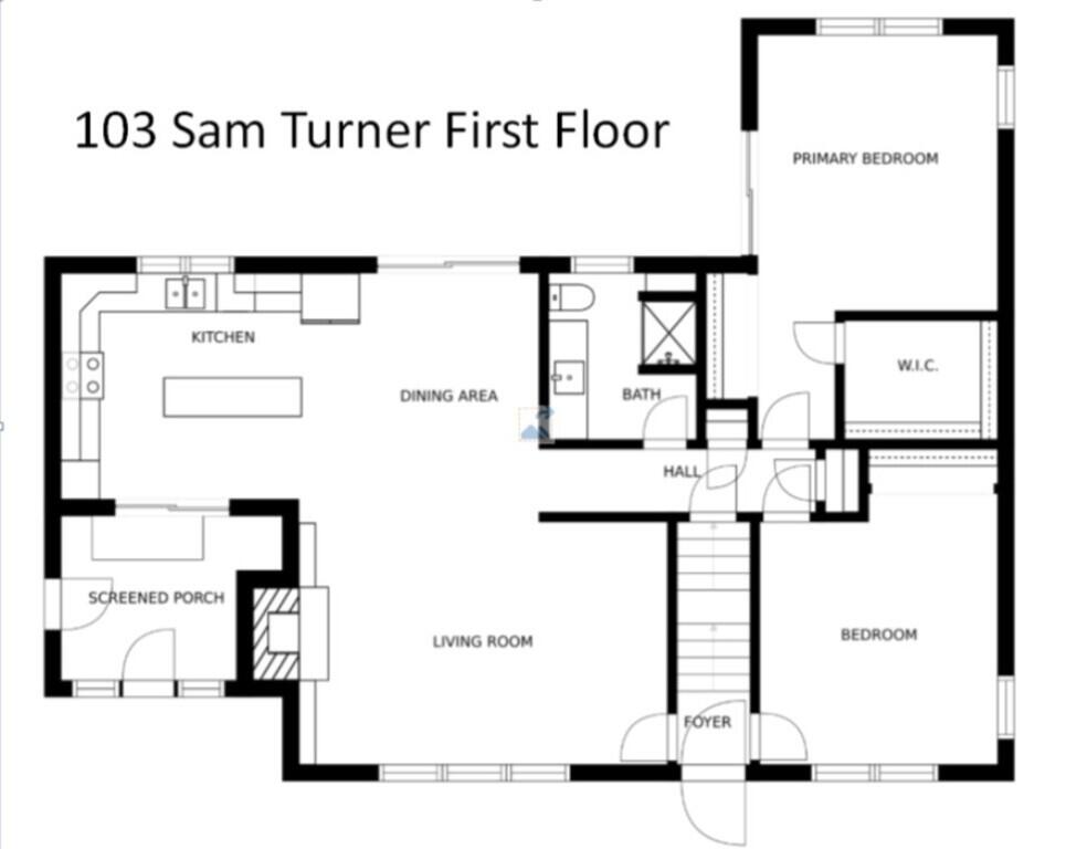 103 Sam Turner Road East Falmouth, MA 02536 - Photo 22 of 24 FloPlan1stFloorSam