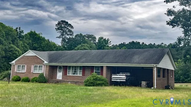 a aerial view of a house
