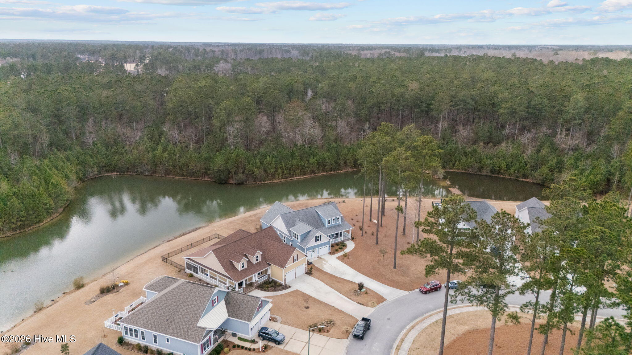 3012 Watercrest Loop New Bern, NC 28562 - Photo 22 of 84 aerial lake view