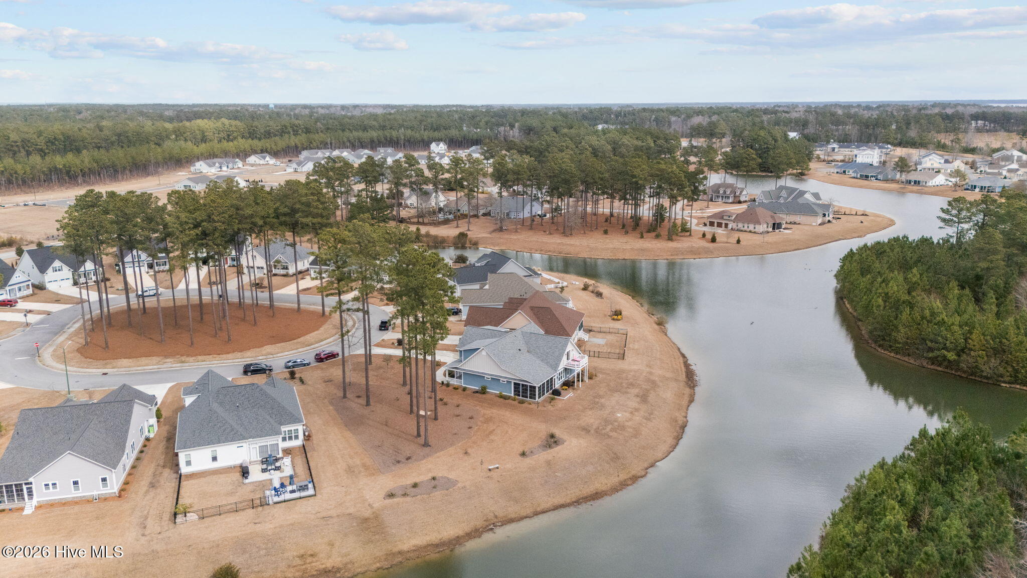 3012 Watercrest Loop New Bern, NC 28562 - Photo 6 of 84 back of house aerial