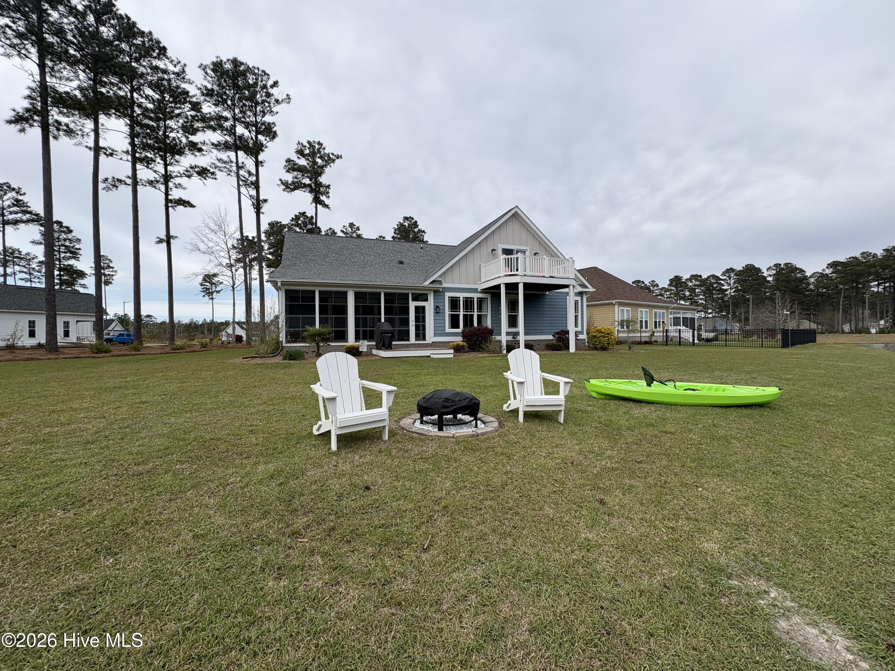 3012 Watercrest Loop New Bern, NC 28562 - Photo 9 of 84 fire pit/ back of house