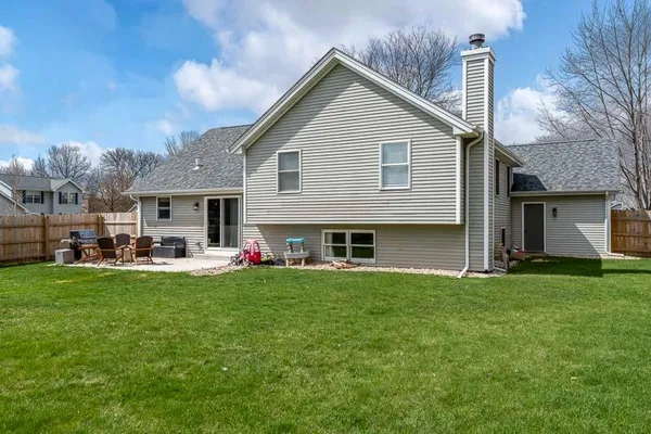 a view of a house with patio