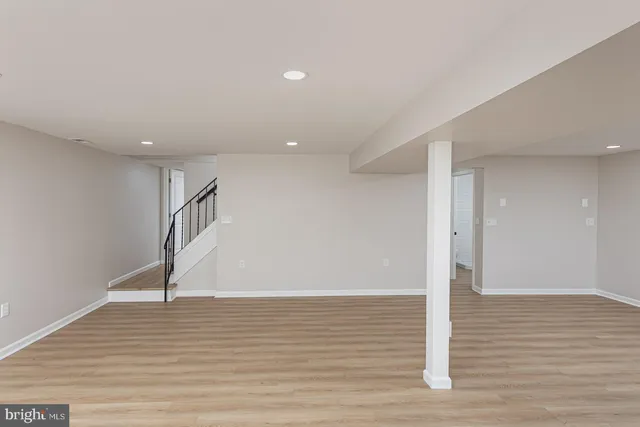 a view of empty room