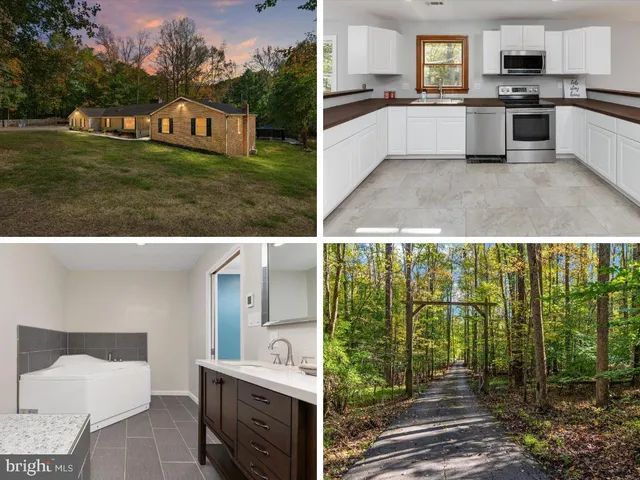 a house with huge green field in front of it