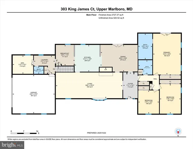 $600,000 | 303 King James Court, Upper Marlboro, MD 20774