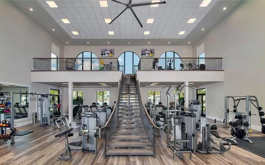19477 The Pl Boulevard Estero, FL 33928 - Photo 30 of 36 a view of a room with gym equipment