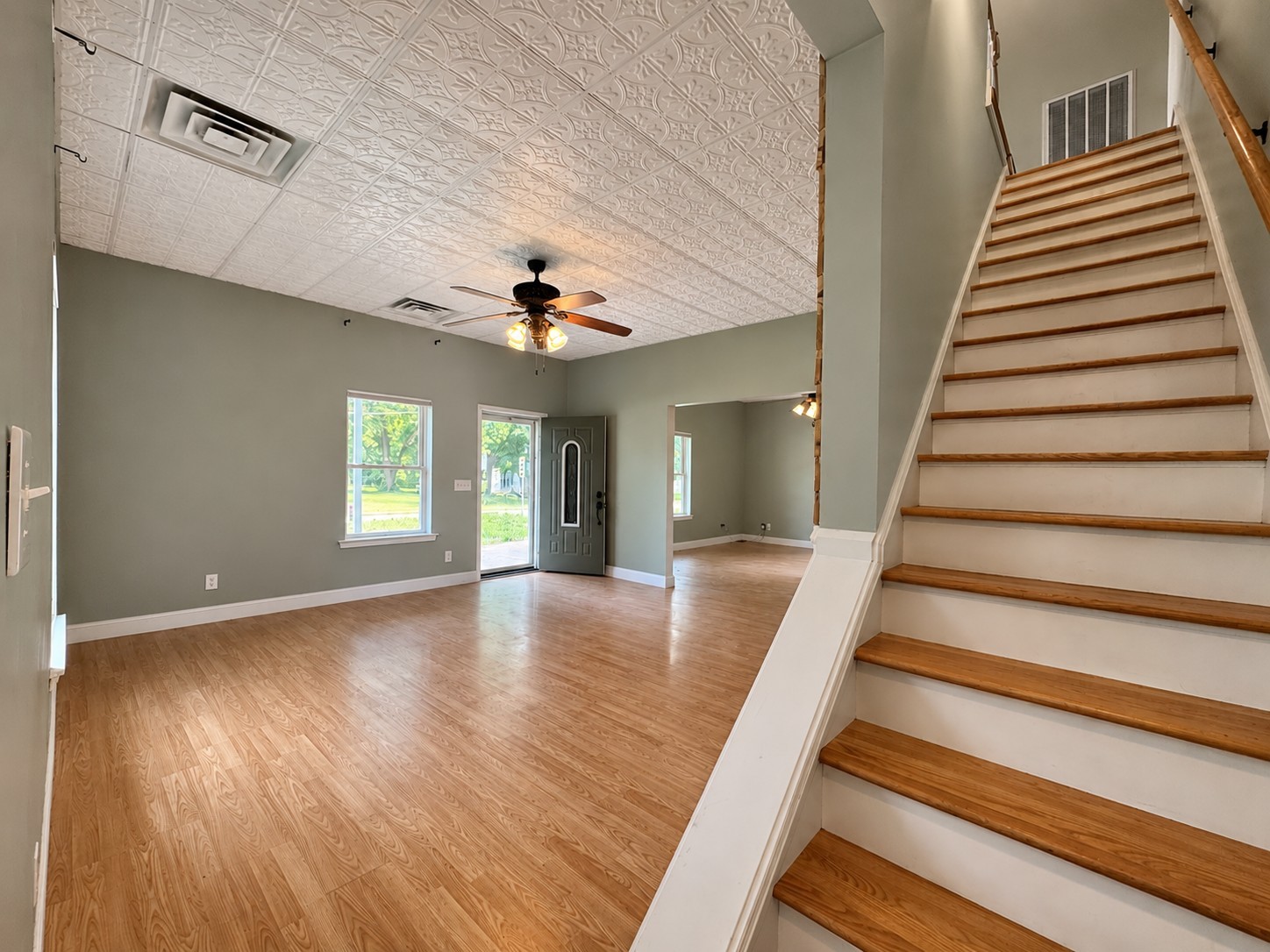 352 Main Street Cerulean, KY 42215 - Photo 18 of 32 a view of entryway and hall with wooden floor
