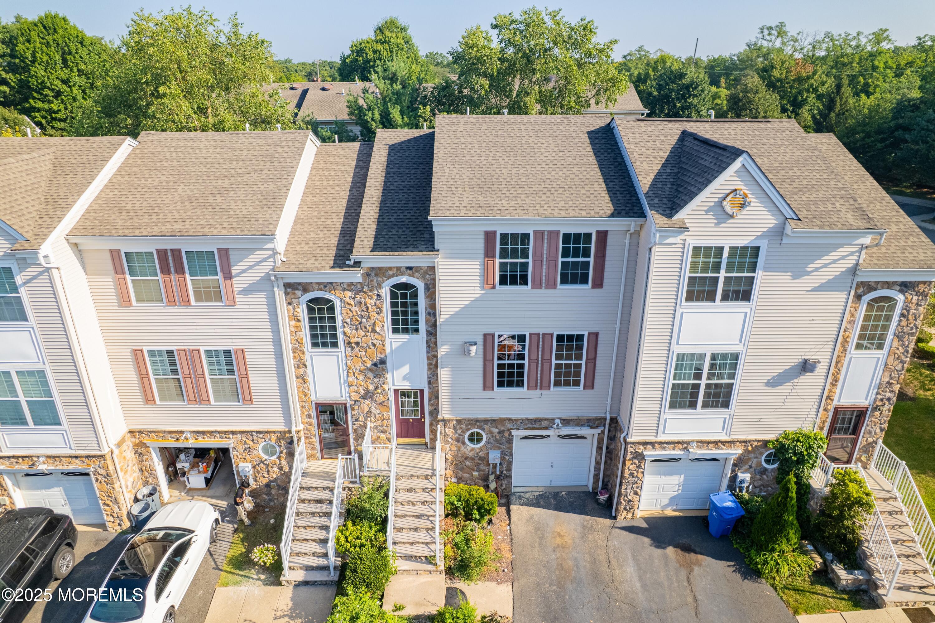 19 Russell Court Matawan, NJ 07747 - Photo 25 of 29 a aerial view of a house with a yard