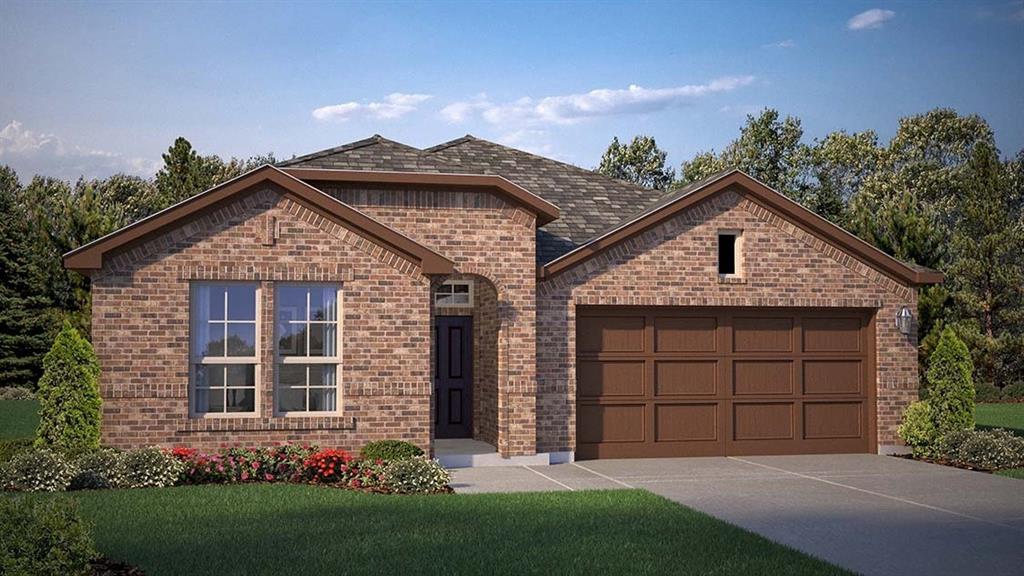 Front Elevation - D.R. Horton's LexingtonFloorplan Elevation C - All Home and community information, including pricing, included features, terms, availability and amenities, are subject to change at any time without notice or obligation. All Drawings, pictures, photographs, video, square footages, floor plans, elevations, features, colors and sizes are approximate for illustration purposes only and will vary from the homes as built.