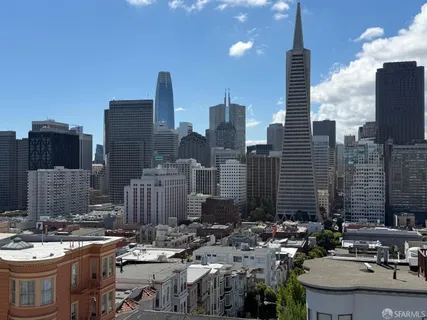 a city view with lot of high rise buildings