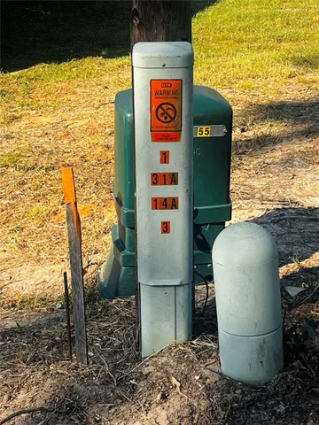 a sign board with ocean view